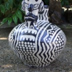 白黒の器　陶芸